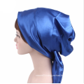 UNIQ Multicolors Silk Satin Long Tail Braids Durags Bonnet for Women